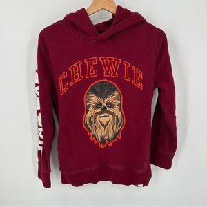 Gap Kids Star Wars Chewbacca Chewie Sweatshirt Hoodie Boys Size XL 12